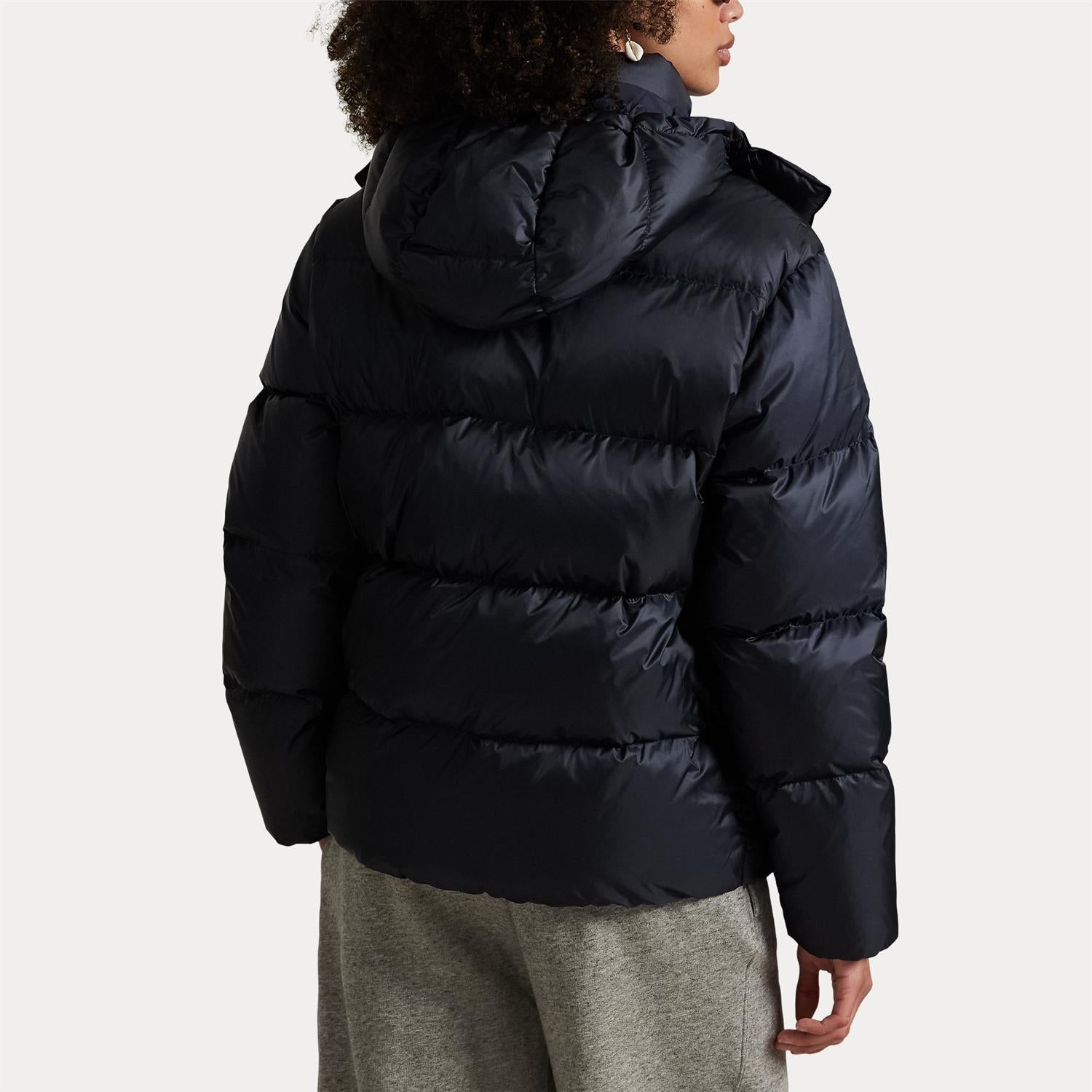 Dunjakke - Water-Repellent Quilted Down Jacket RL Navy
