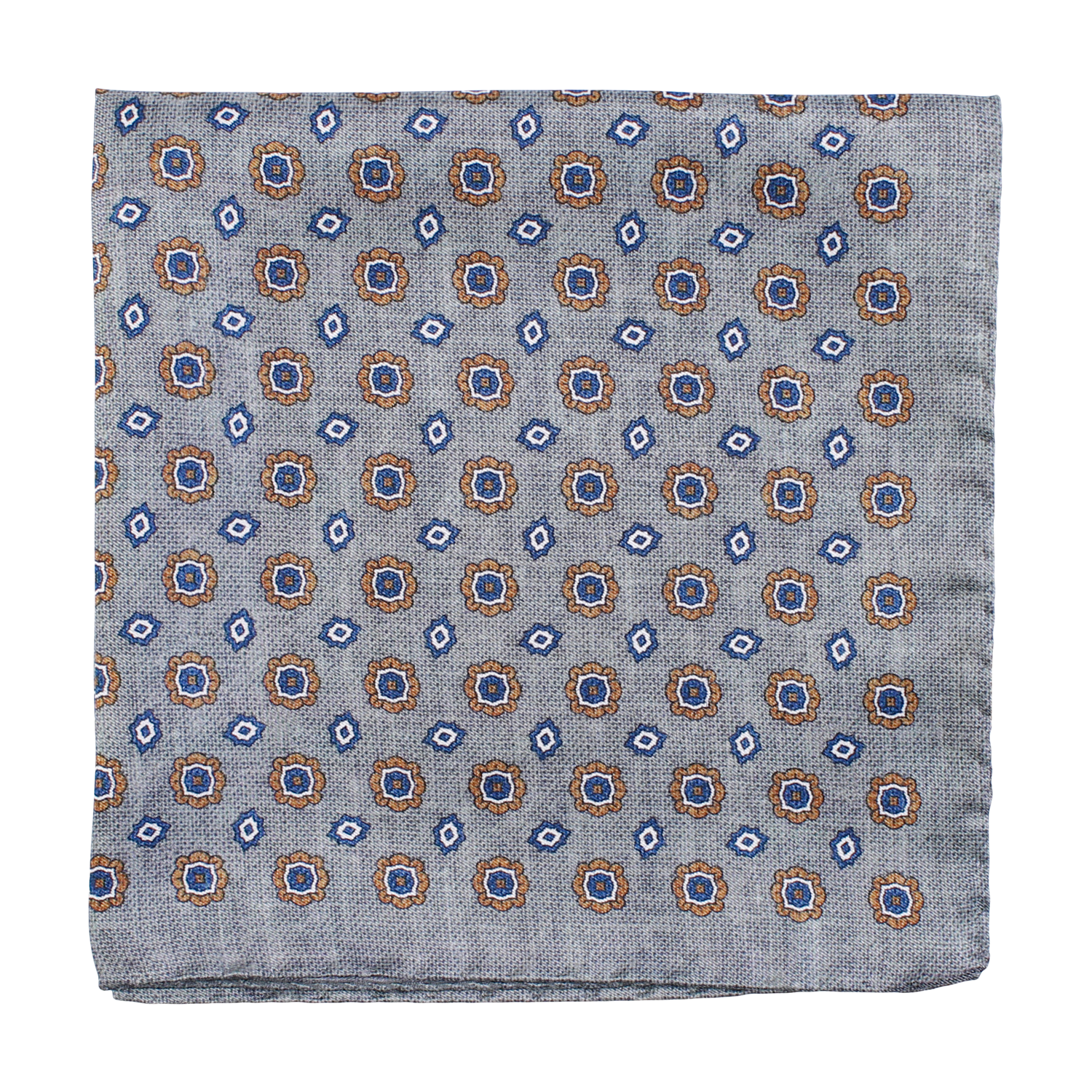 Tørkle - Pocket Square Medallion Twill 900 Grey