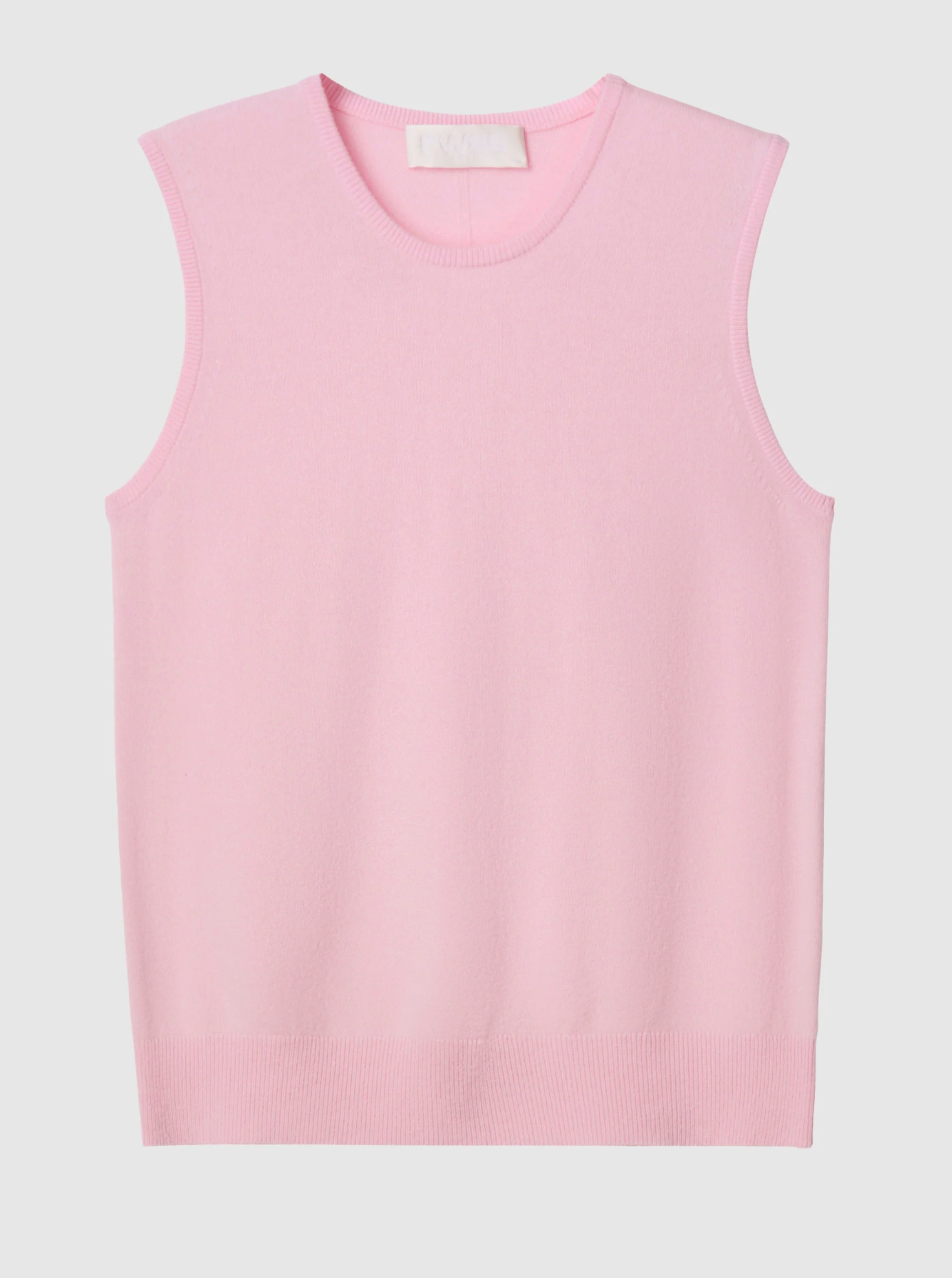 Topp - Classic Wool Tank Ballet Pink