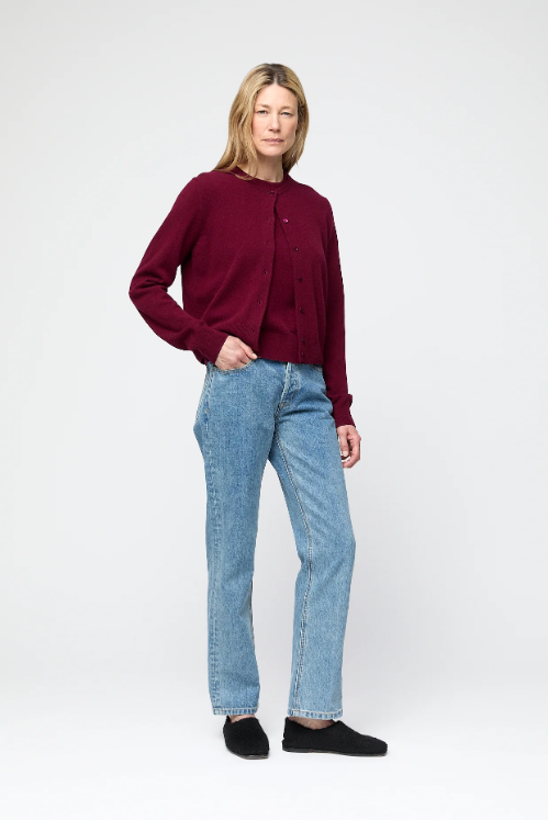 Topp - Classic Wool Tank Burgundy
