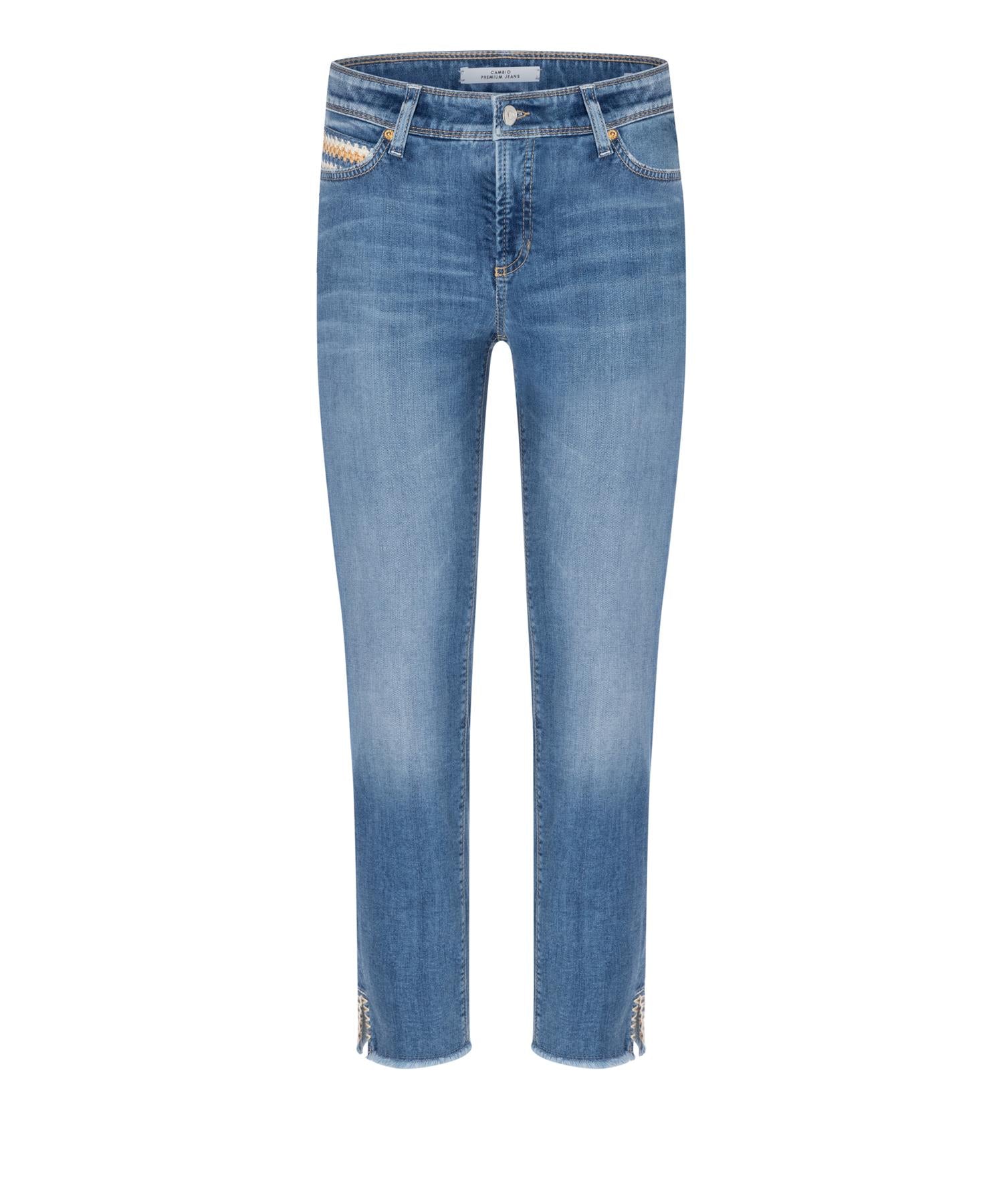 Jeans - Piper Short Medium Fringed Hem