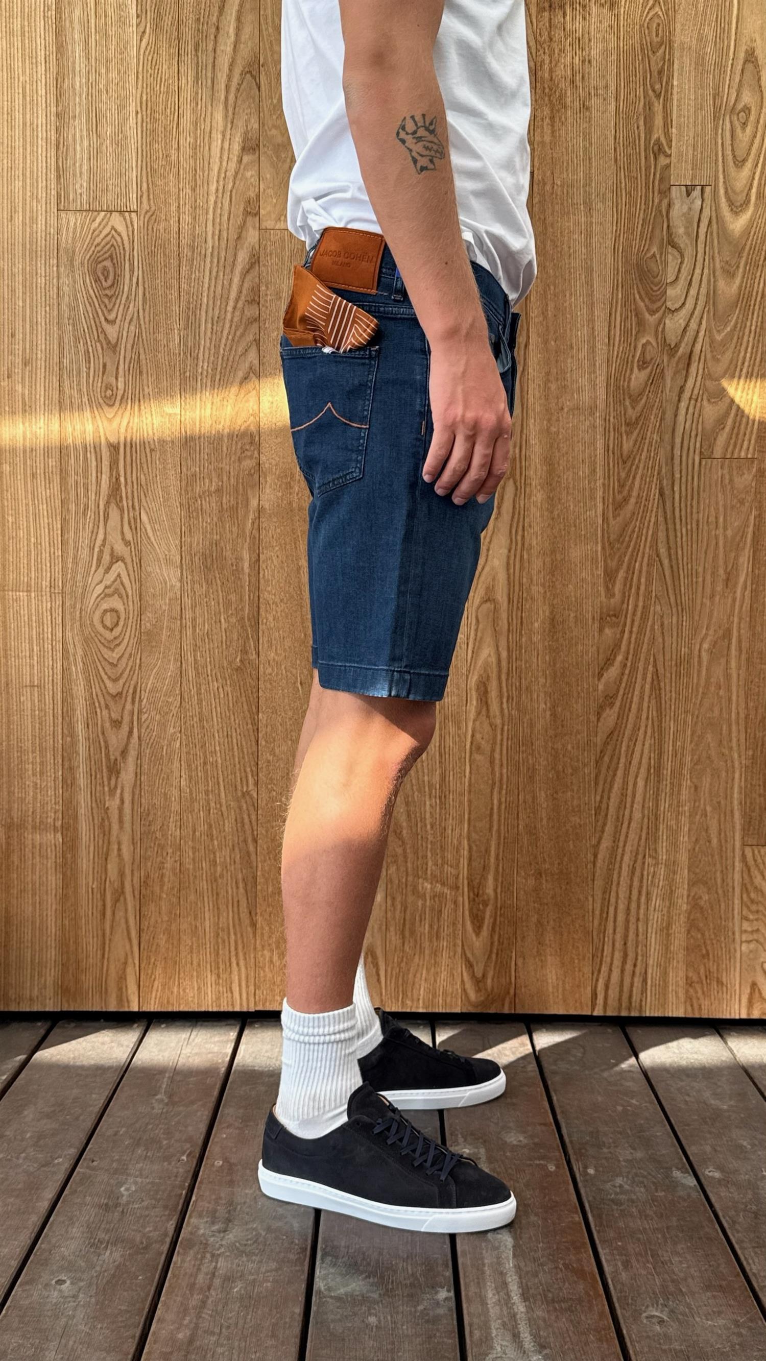 Denimshorts - Nicolas Shorts Denim Blue