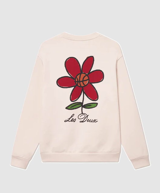 Genser - Flower Basket Sweatshirt Ivory