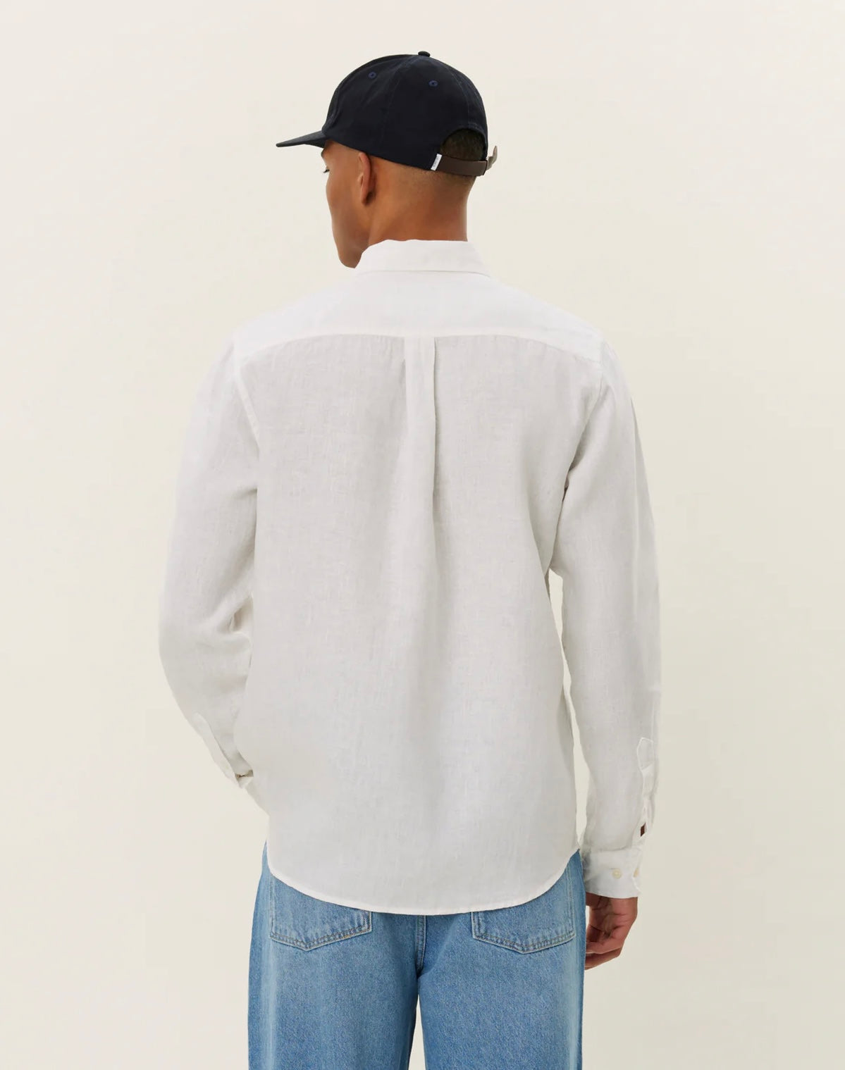 Linskjorte - Kristian Linen B.D Shirt White