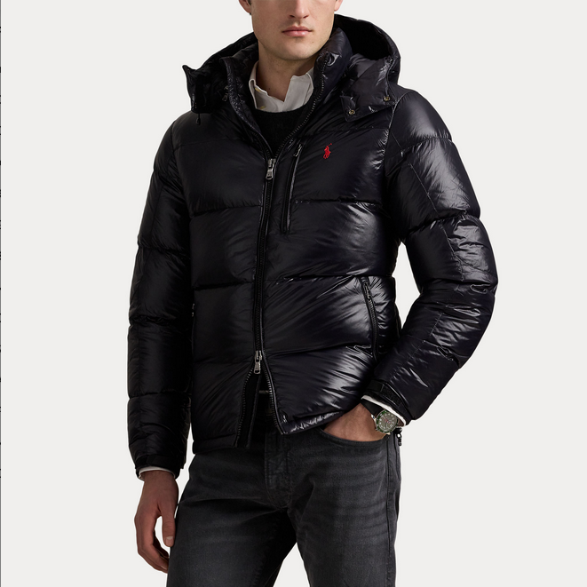 Dunjakke - The Gorham Glossed Down Jacket Black