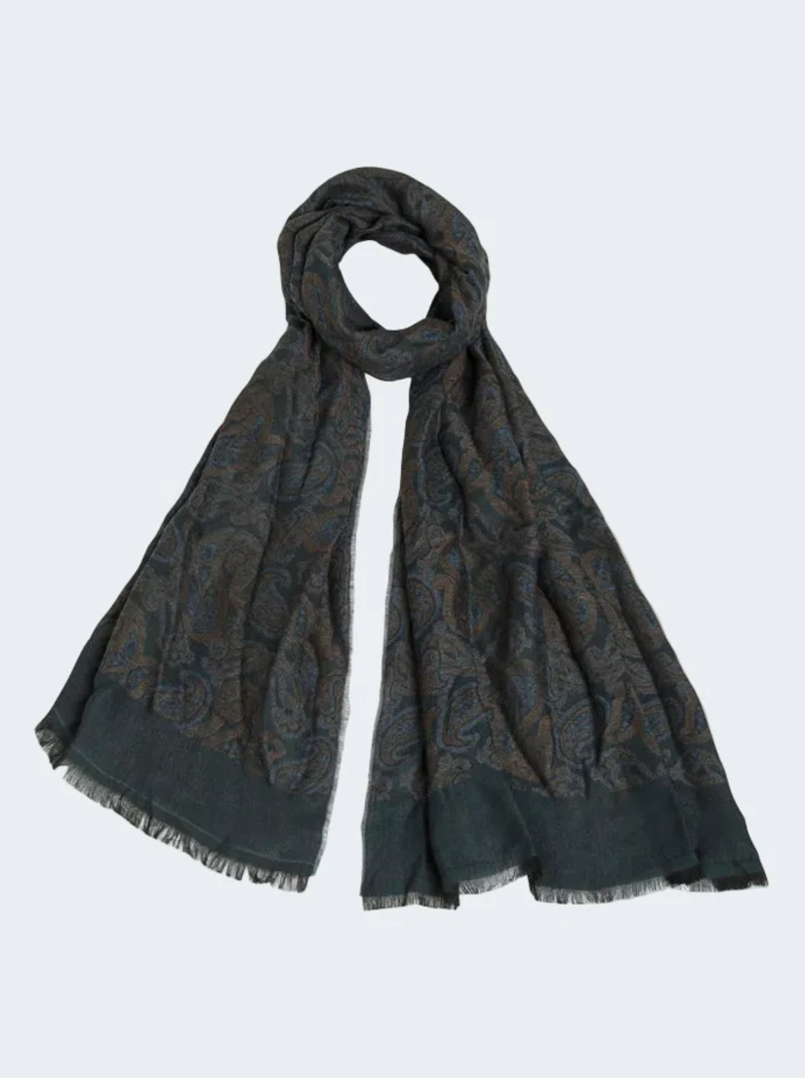 Skjerf - Wool Paisley Scarf Pattern