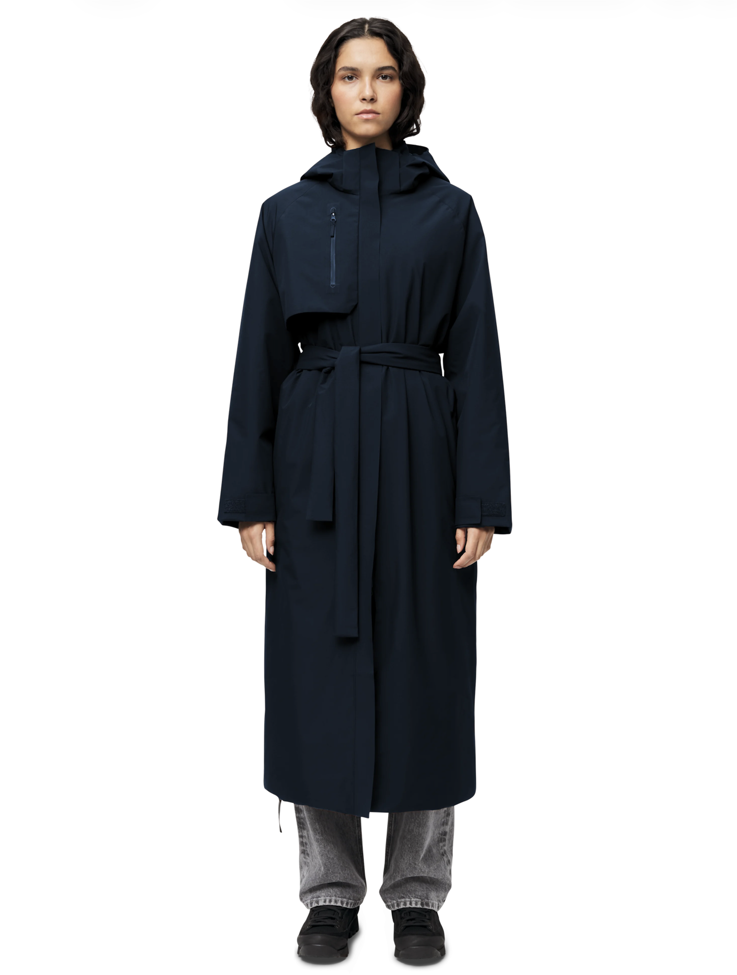 Trenchcoat - Åse Insulated Coat Deep Sea