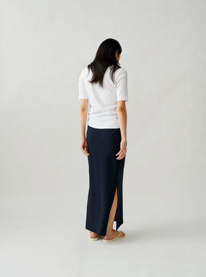 T-Skjorte - Marianne Rib Tee White