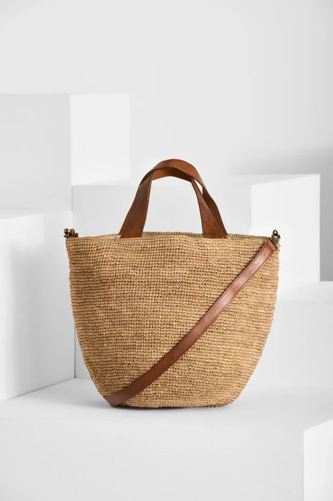 Veske - Mirozy Raffia Bag Tea