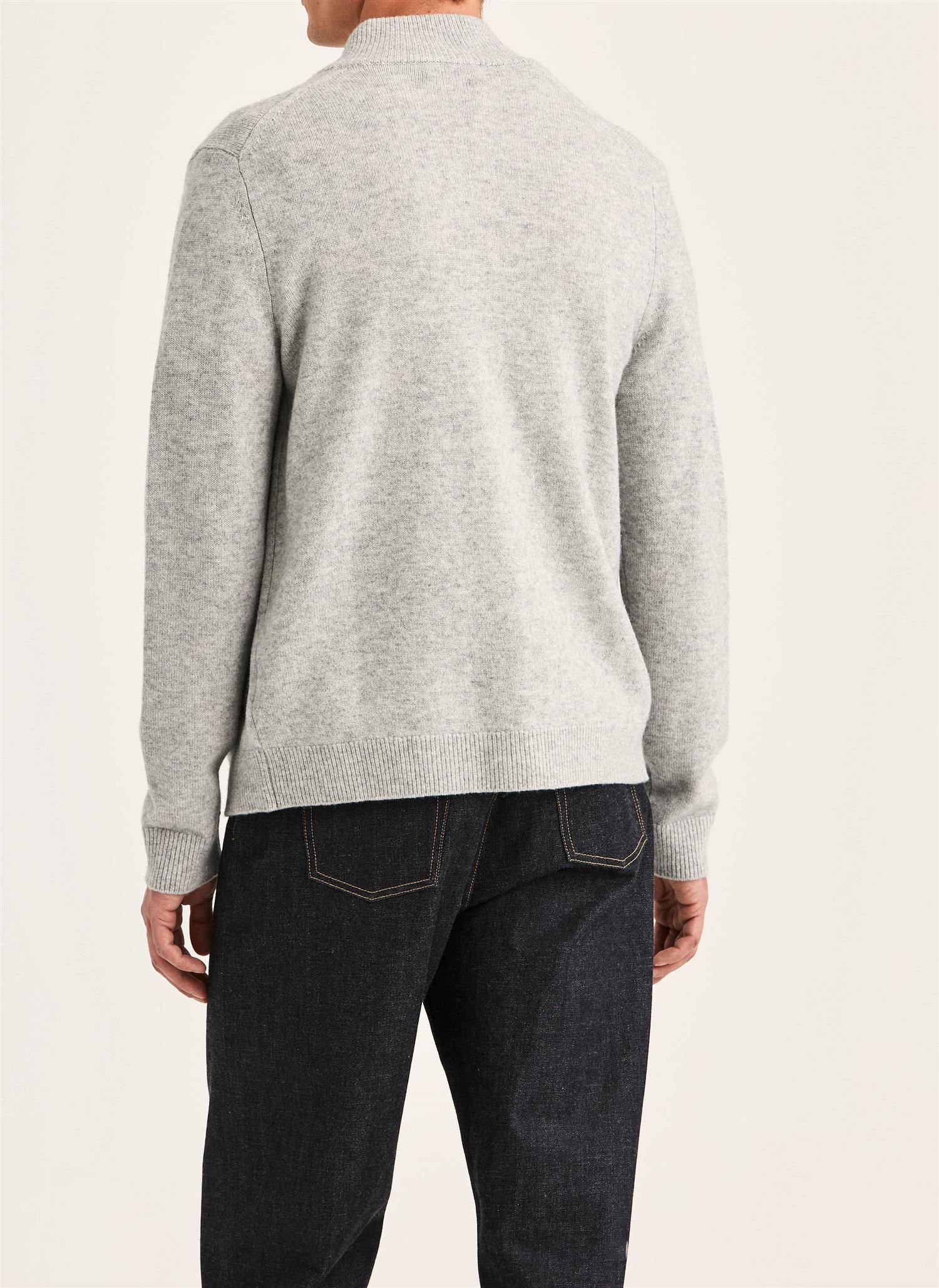 Genser - Hertford Button Cardigan Grey