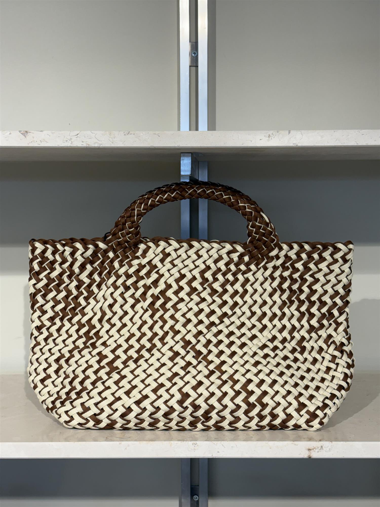 Veske - St Barths Medium Tote Double Weave Carmel