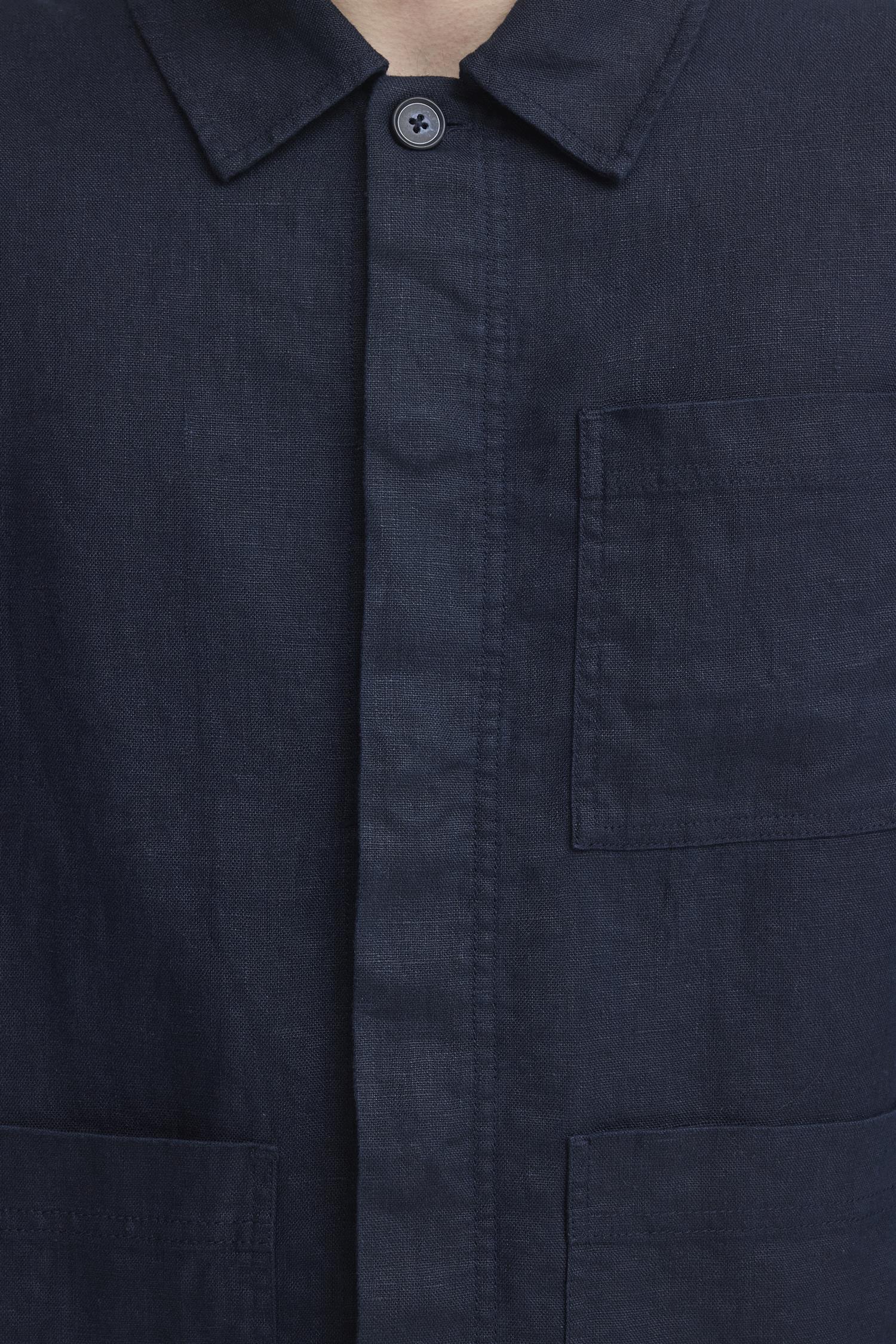 Skjorte - CF Evensen Linen Jacket Blue