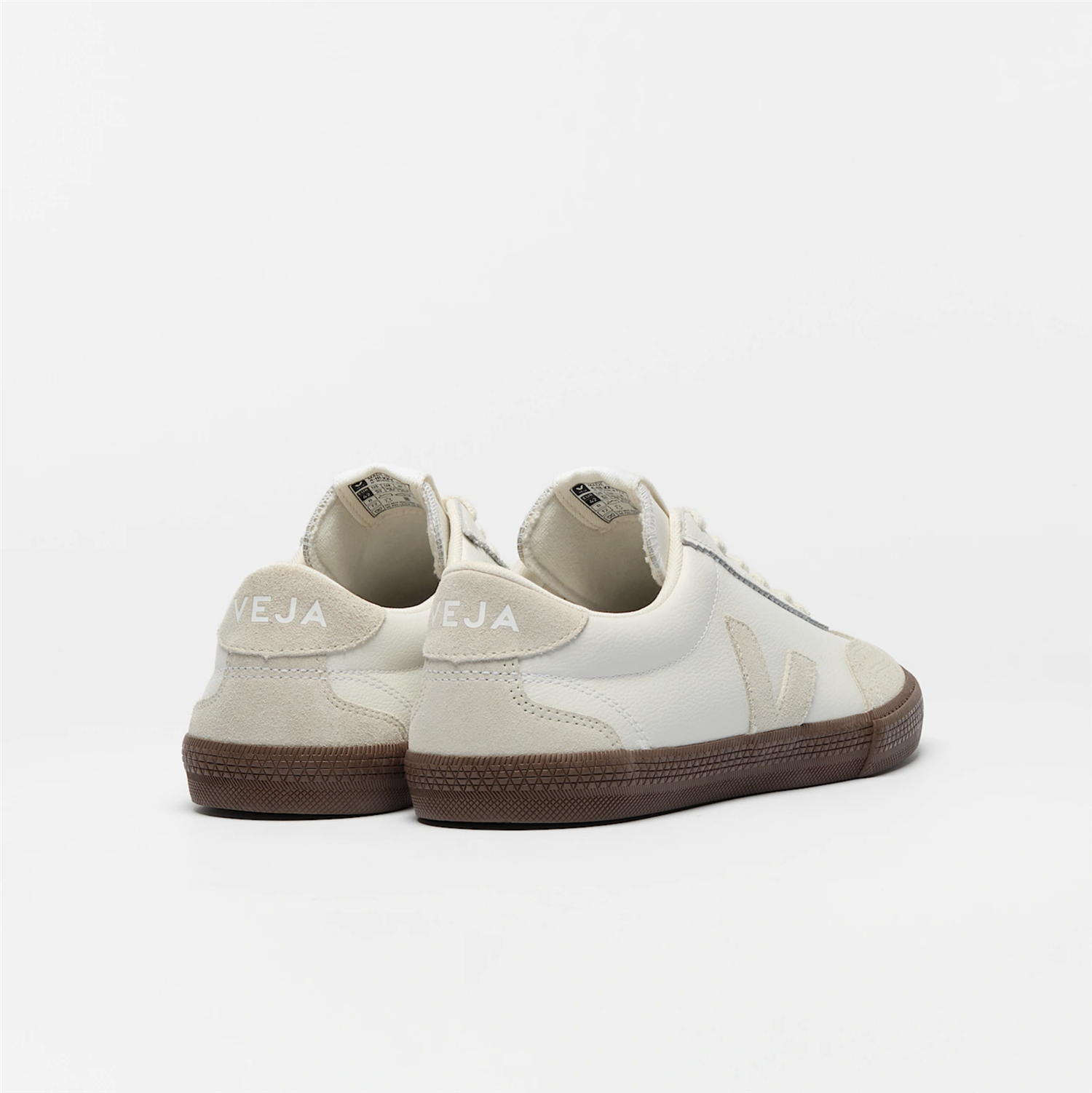 Sneakers - Volley Leather White Natural Bark W