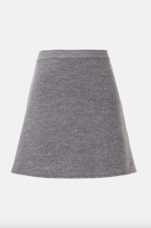 Skjørt - Calia Wool Mini Skirt Medium Grey
