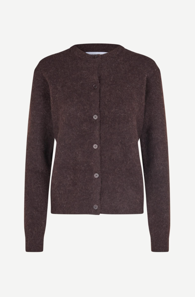 Cardigan - Nor Short Cardigan Black Coffee
