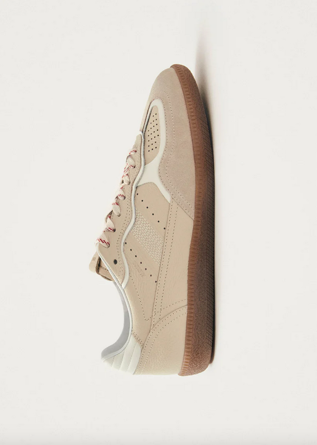 Sneakers - Rife Grain Cream Leather Sneakers
