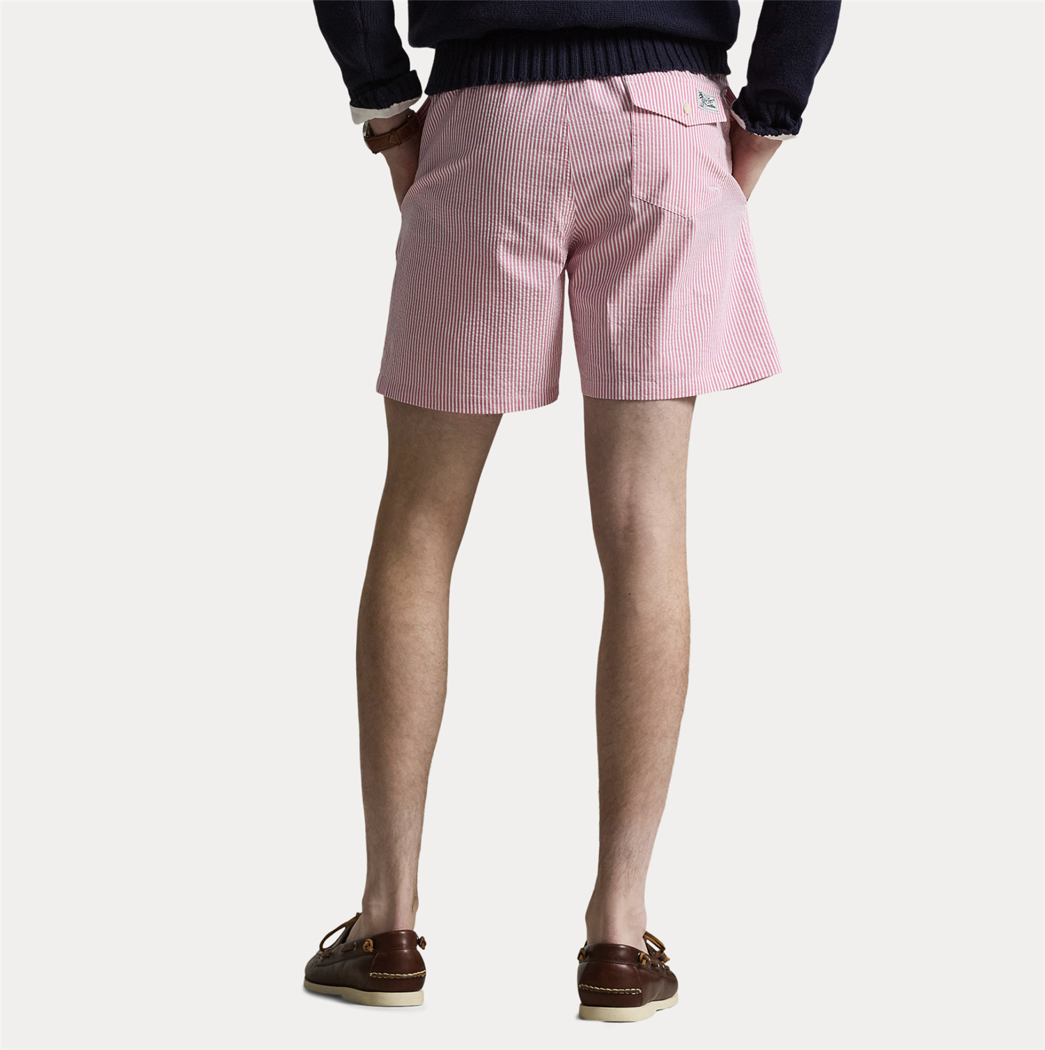 Badeshorts - Traveler Classic Swim Trunk Resort Rose Seersucker