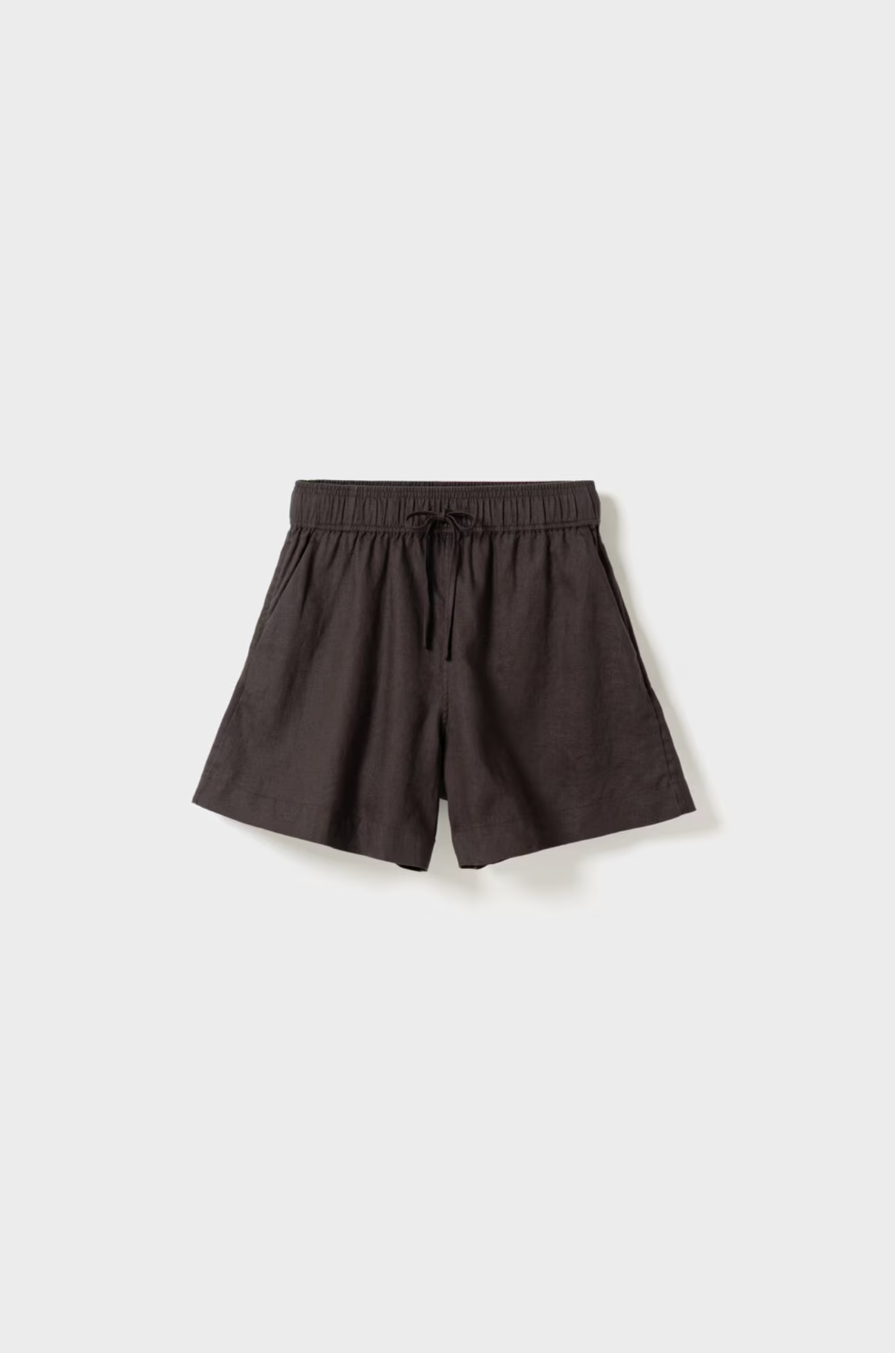 Shorts - Melody Linen Shorts Coffee