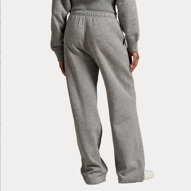 Joggebukse - Drawstring Fleece Wide Leg Sweatpant Dark Vintage Heather