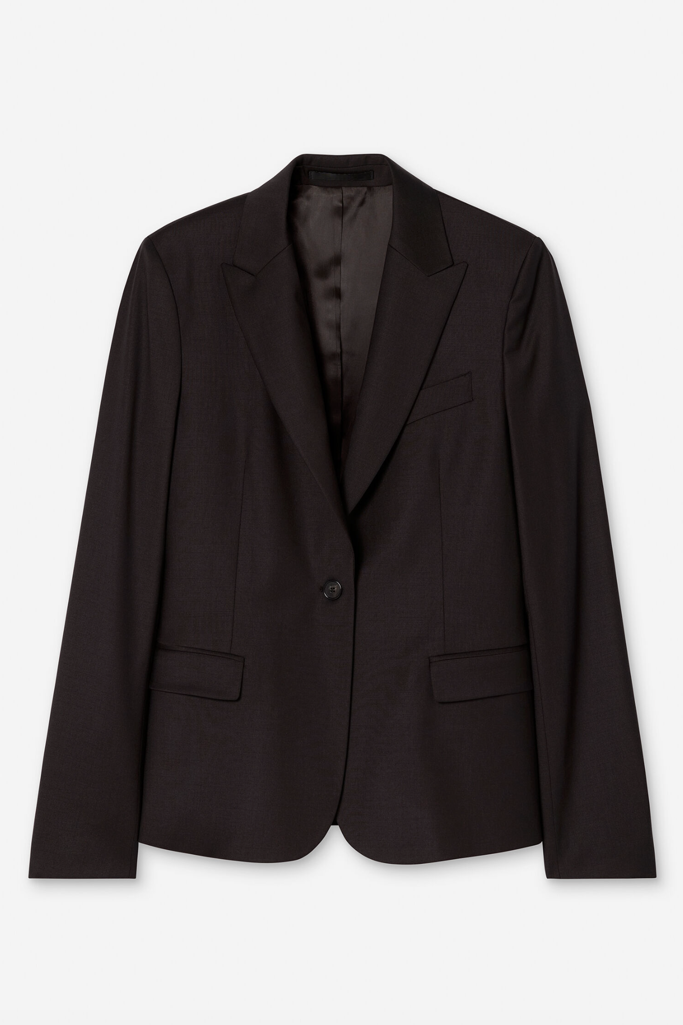 Blazer - Sasha Cool Wool Blazer Dark Chocolate