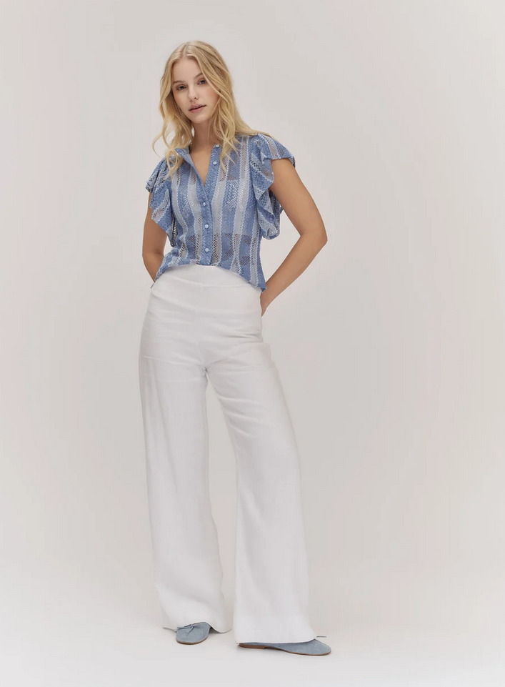 Bukse - Molly Linen Pants White
