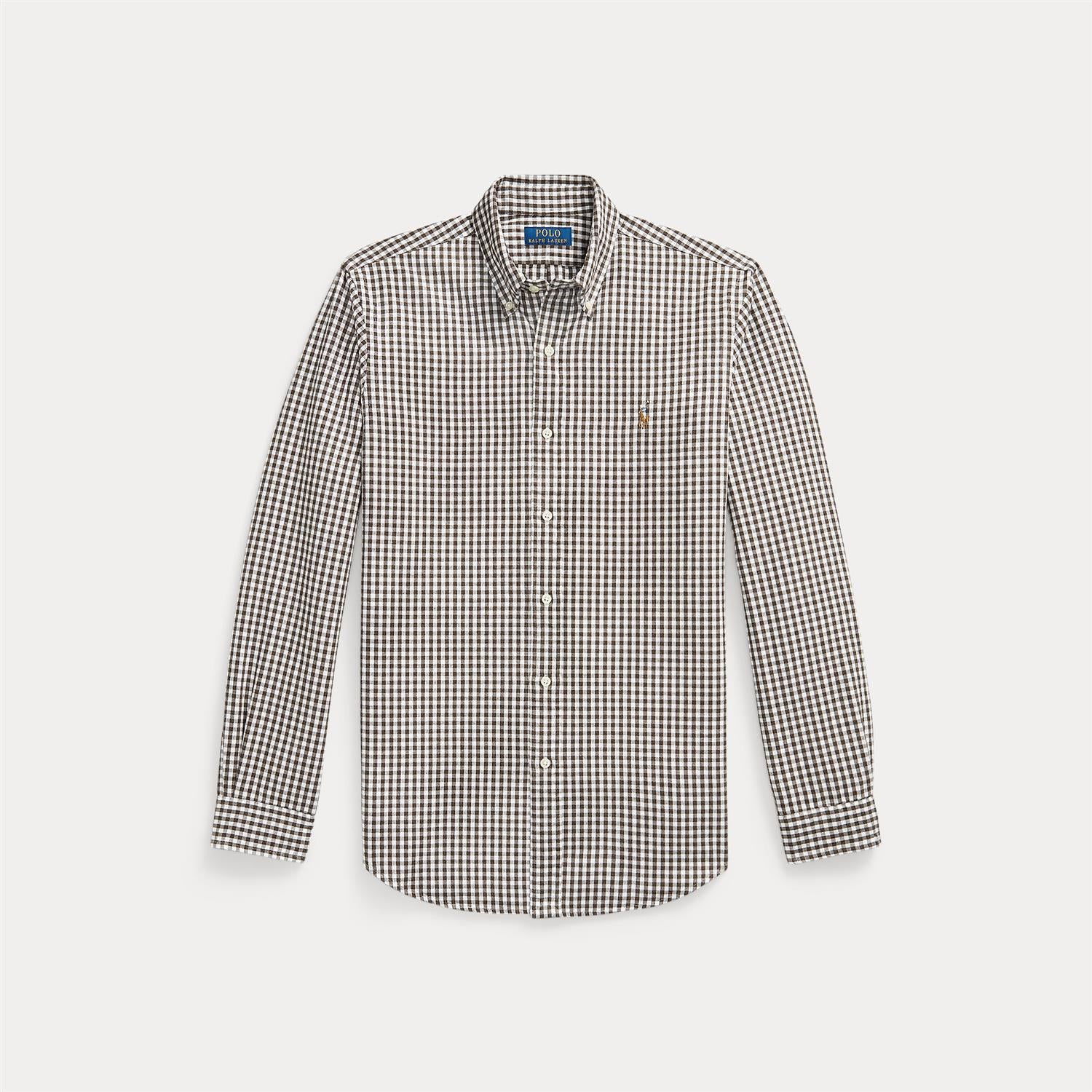 Skjorte - Custom Fit Gingham Oxford Shirt