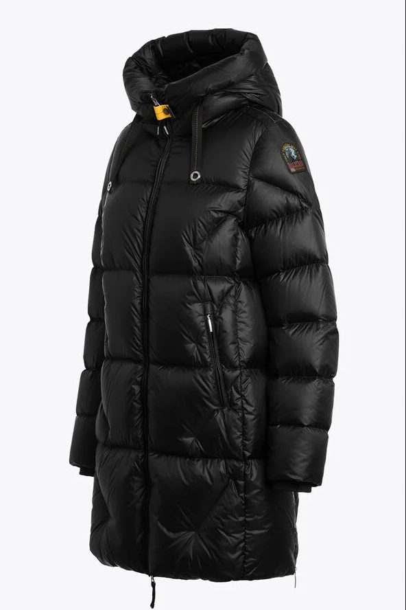 Jakke - Janet Hooded Down Jacket Black