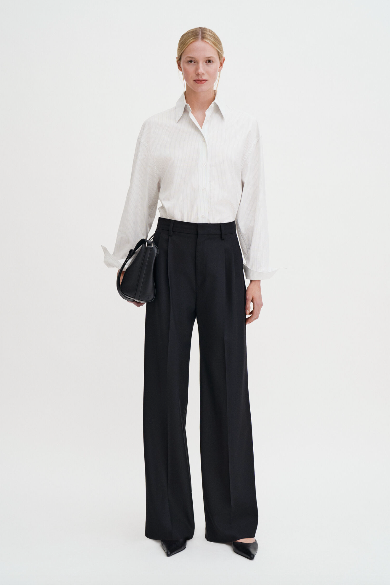 Bukse - Darcey Wool Trousers Black
