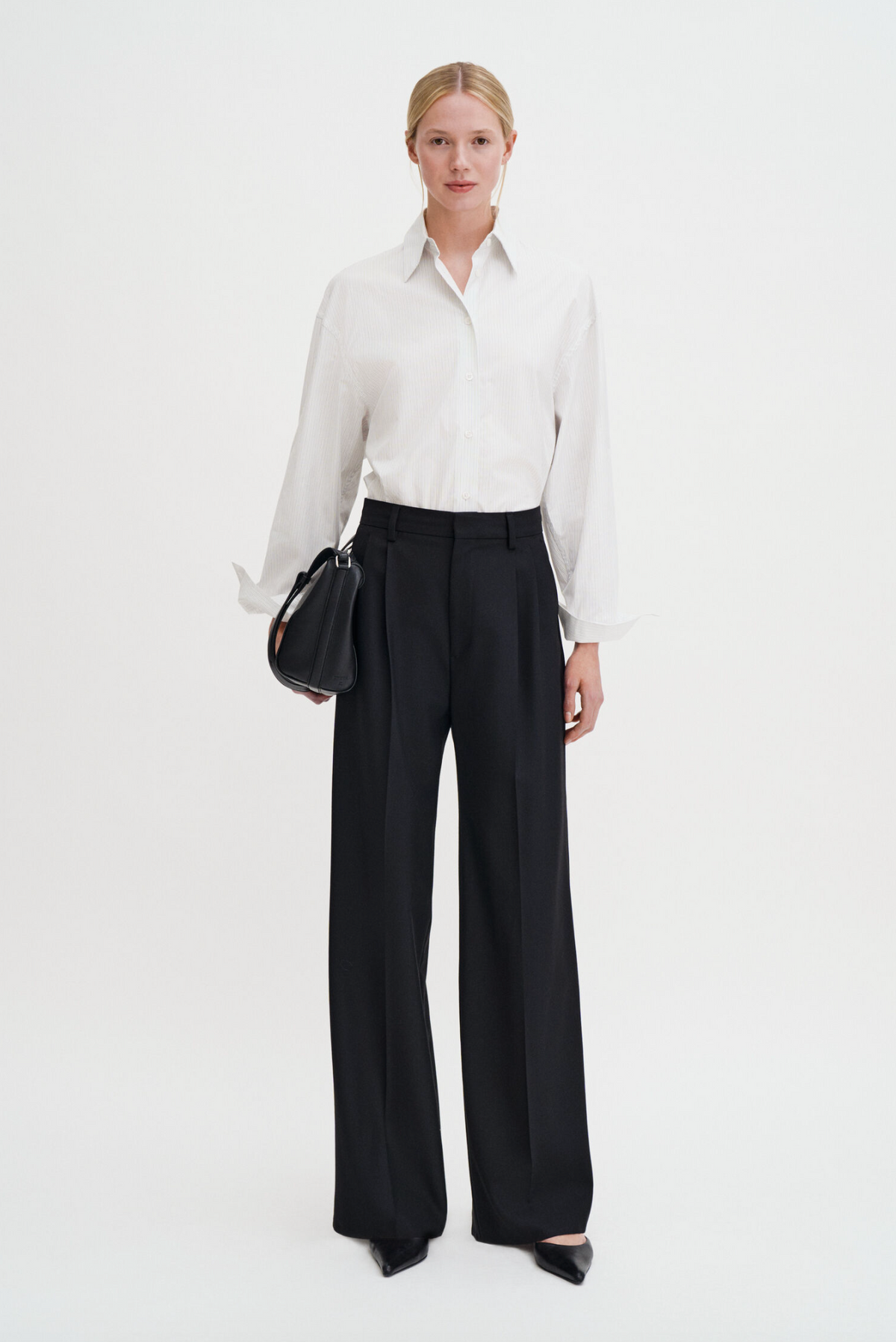 Bukse - Darcey Wool Trousers Black