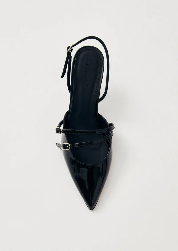 Pumps - Joelle Onix Black Leather Pumps