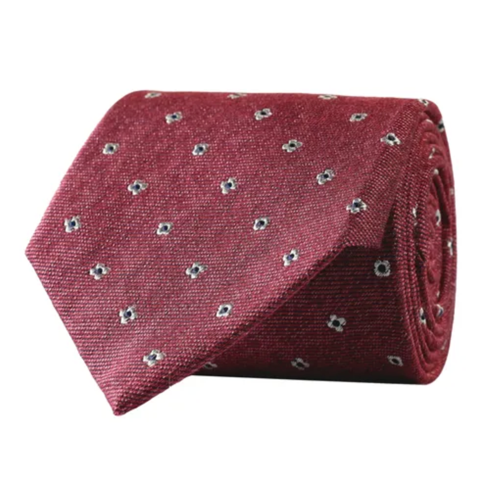 Slips - Classic Tie Pink Melange Microflower