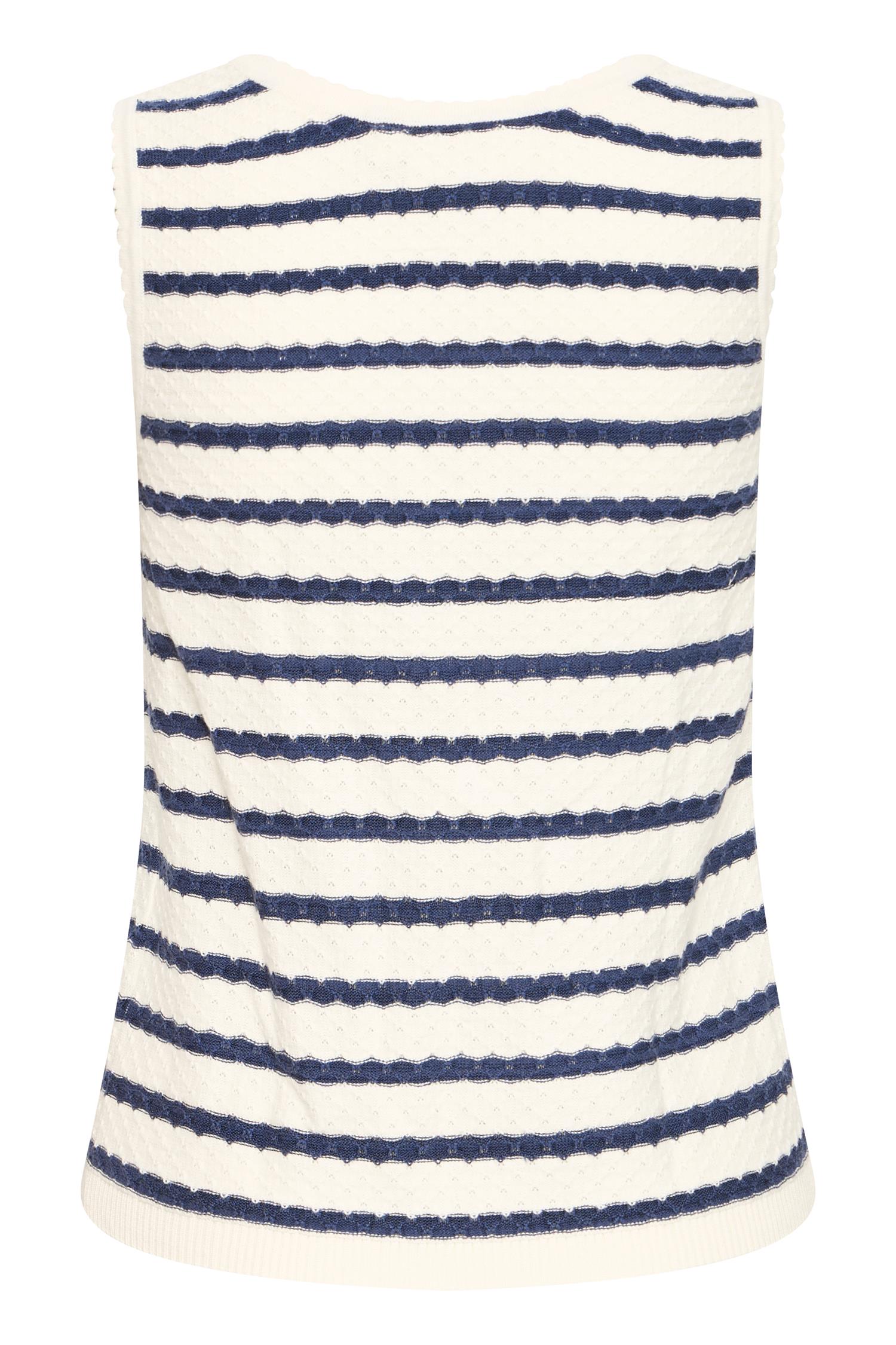 Topp - Irvilma Blue Birch Stripe
