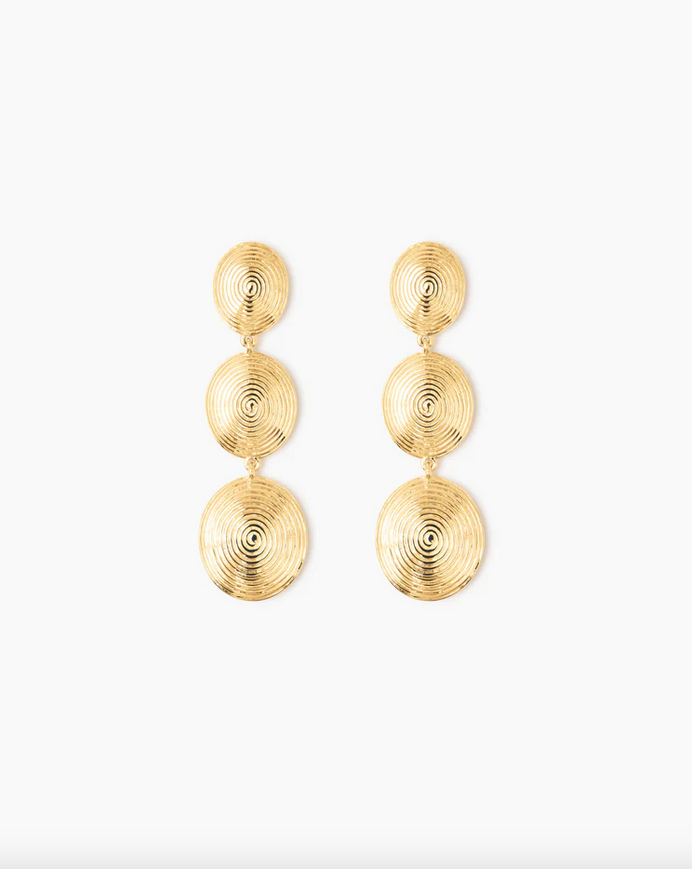 Øredobber - The Ruby Earrings Gold