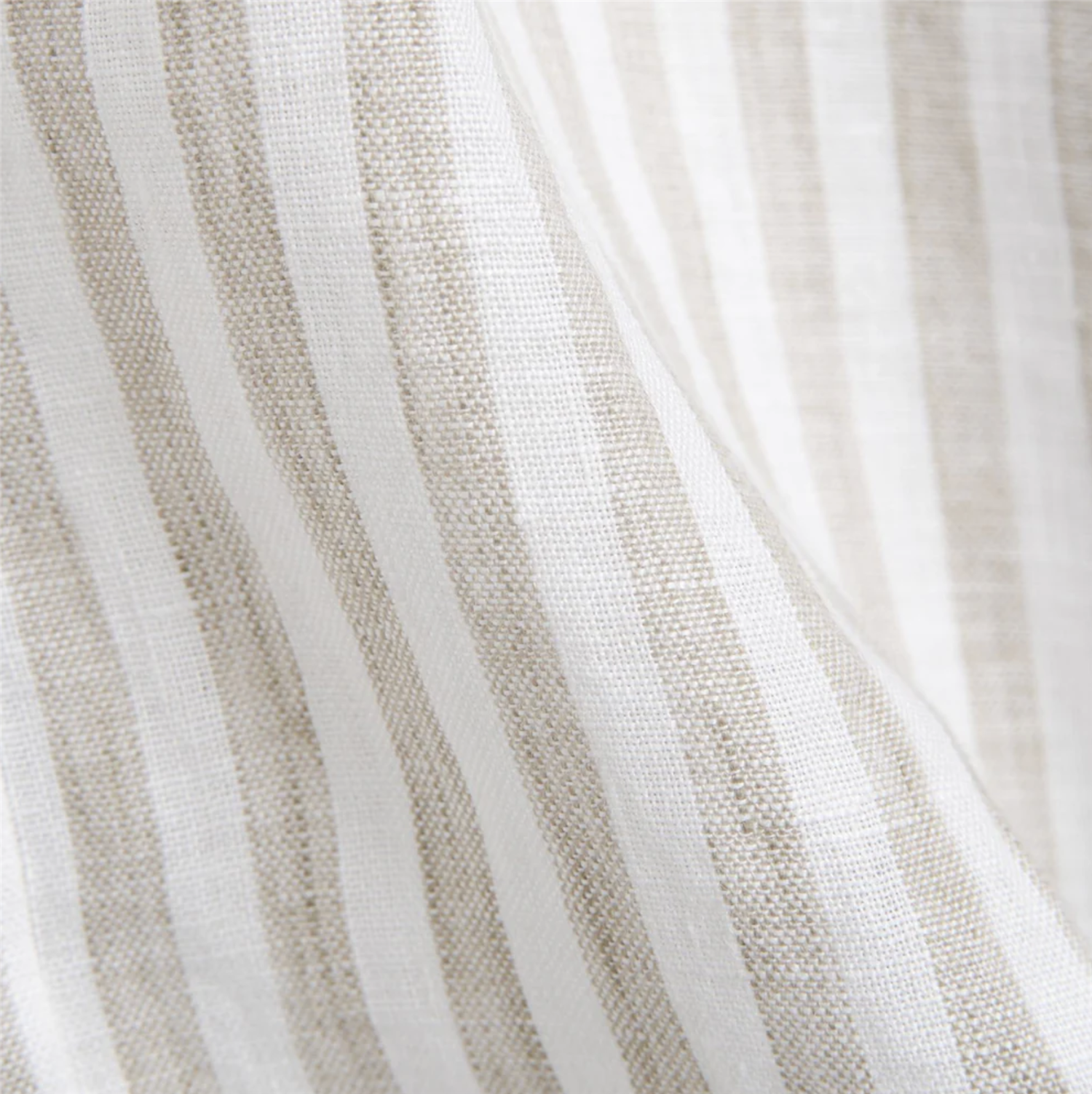 Linskjorte - Spalding Beige Stripe