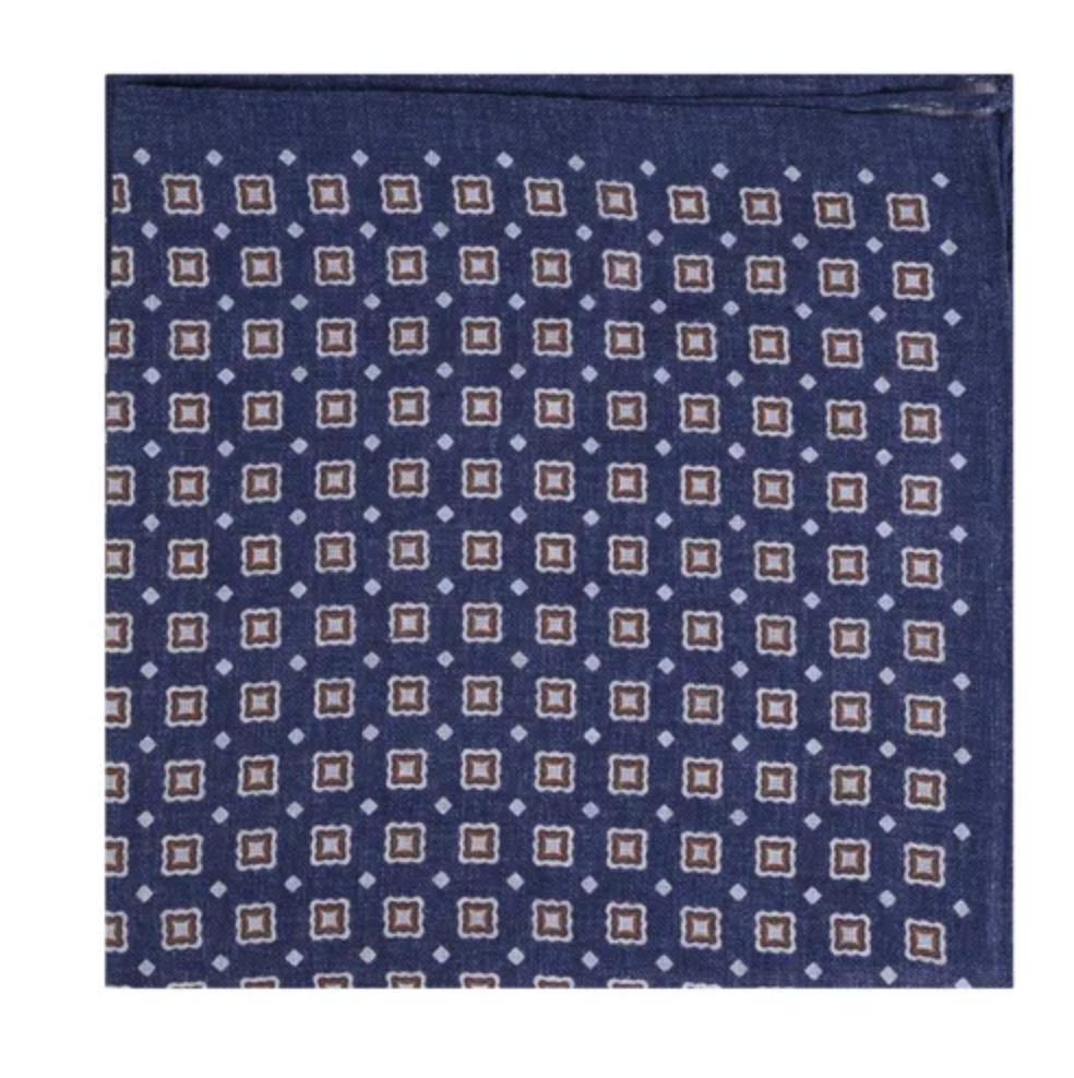 Tørkle - Pocket Square Navy Melange