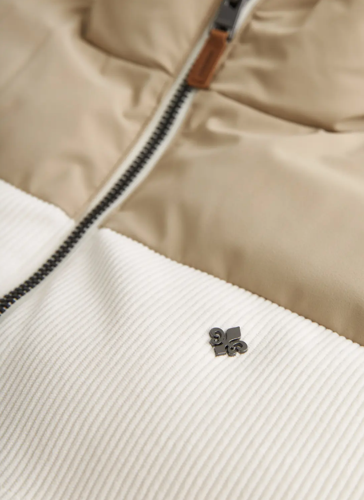 Vest - Catton Puffer Vest Off White