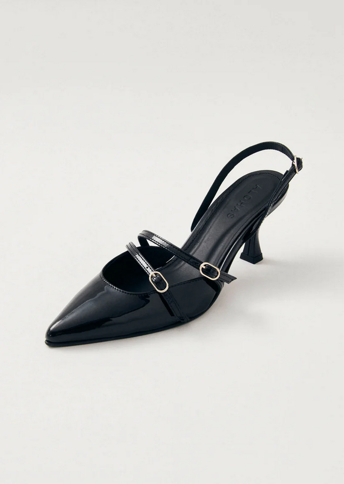Pumps - Joelle Onix Black Leather Pumps