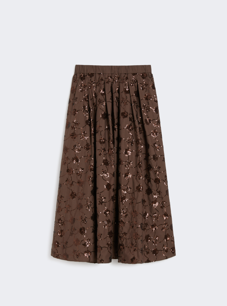 Skjørt - Tempra Sequinned Cotton Skirt