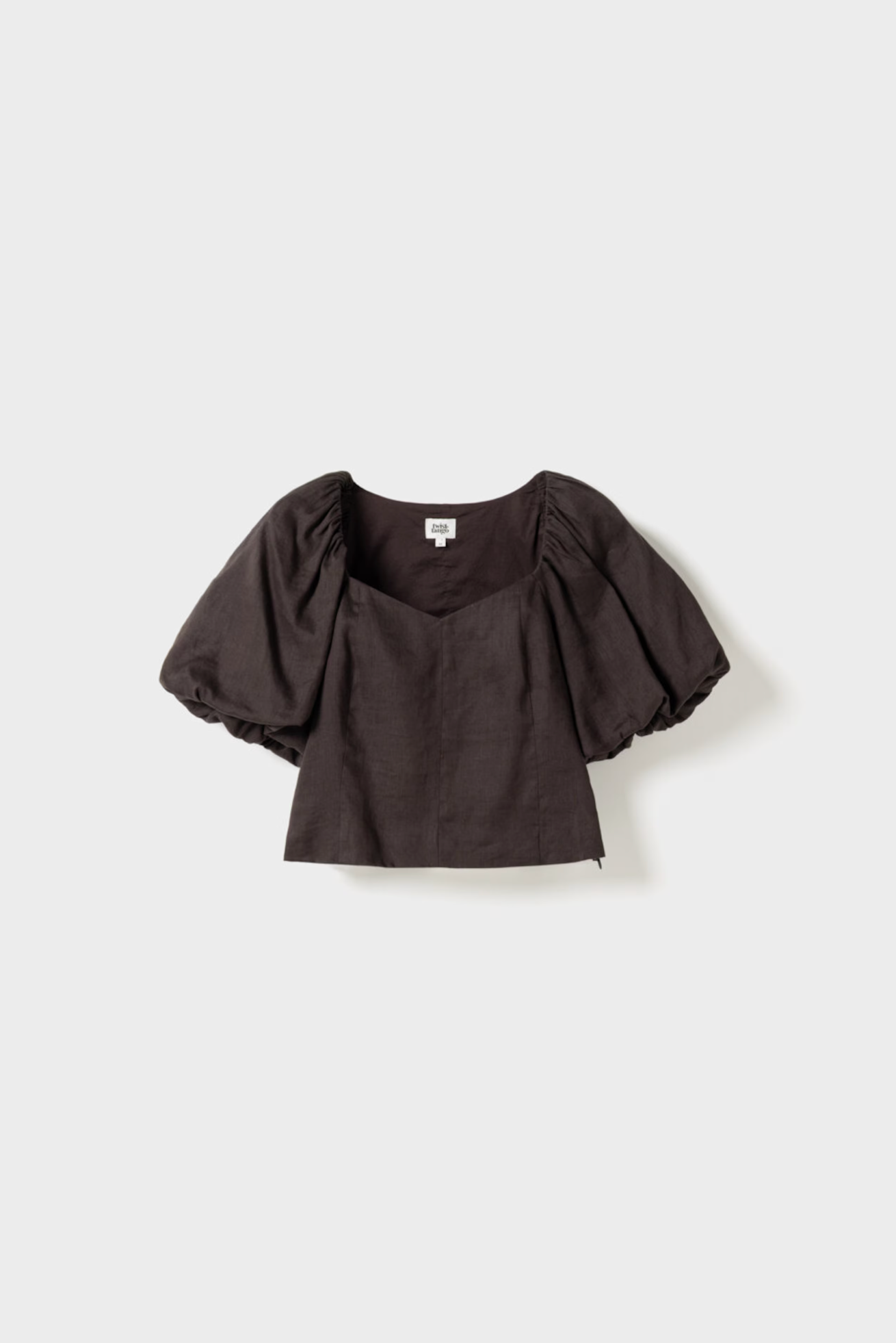 Topp - Audrina Linen Top Coffee