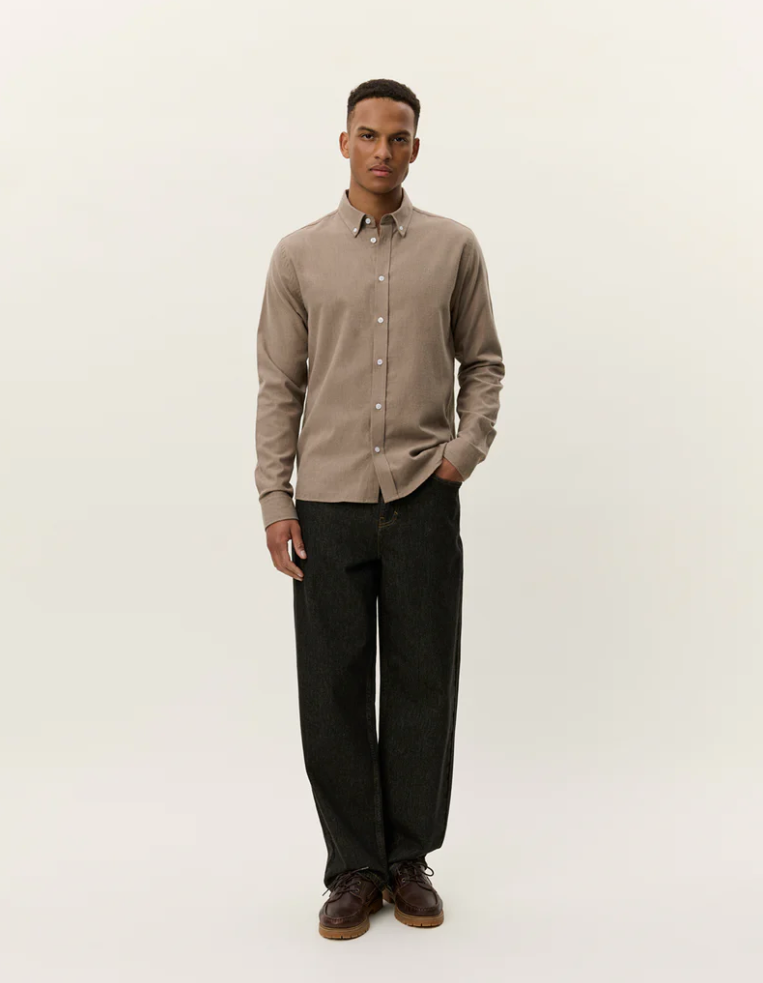 Skjorte - Desert Reg Shirt Lead Gray