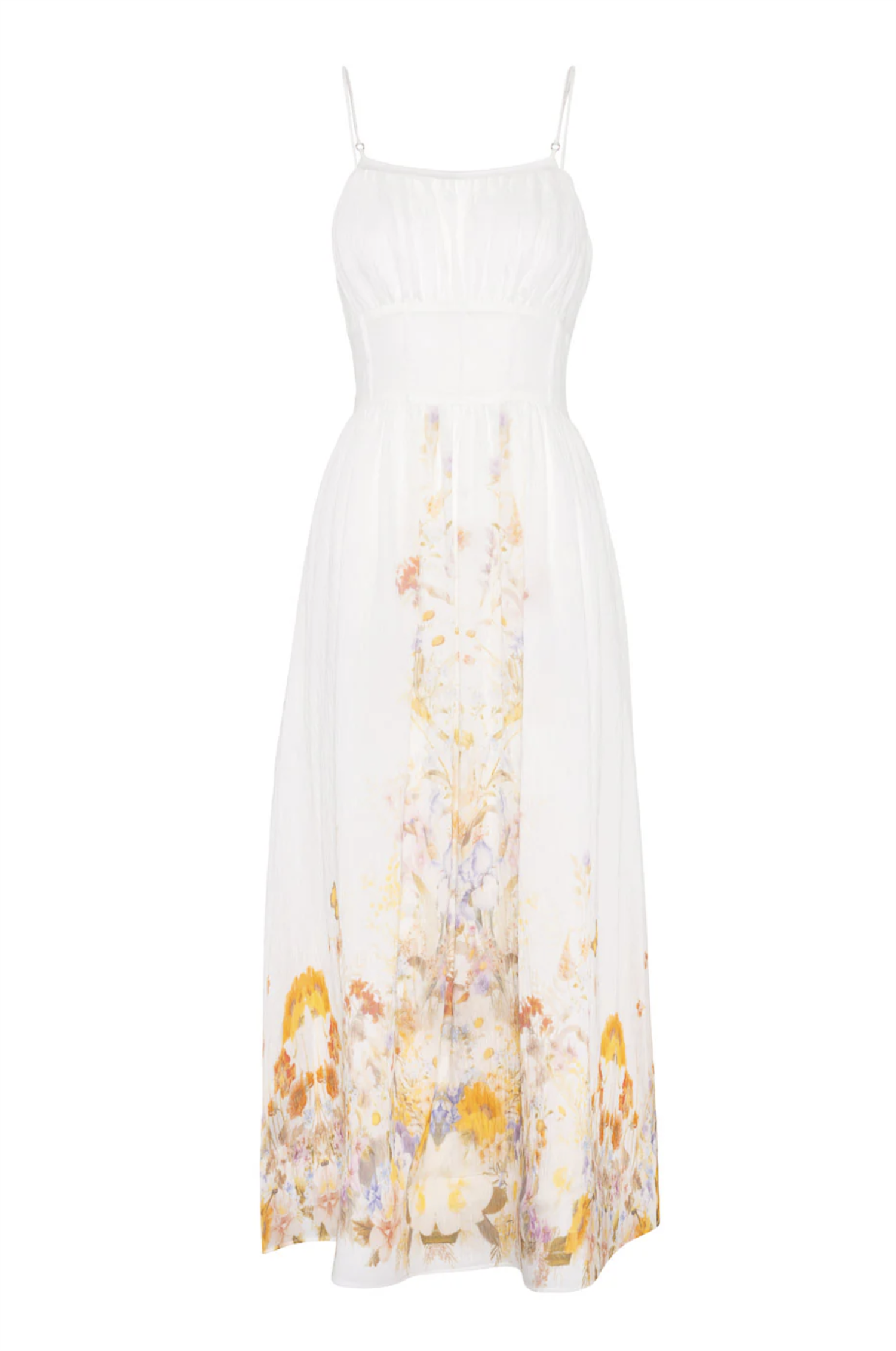 Kjole - Bernadette Midi Dress Misty Garden