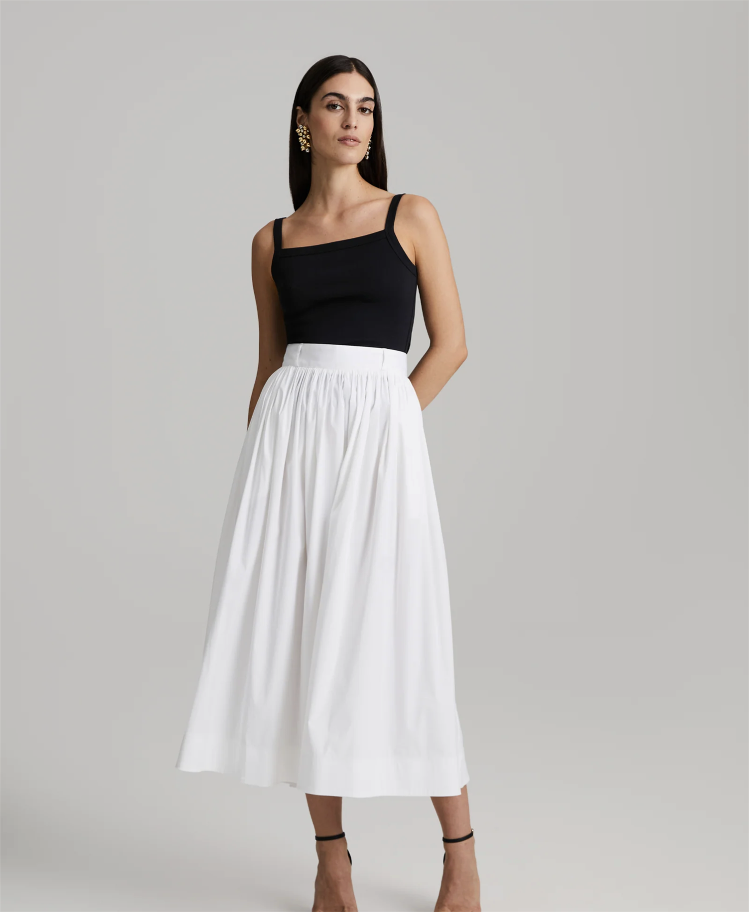 Skjørt - Fiia Skirt Brilliant White