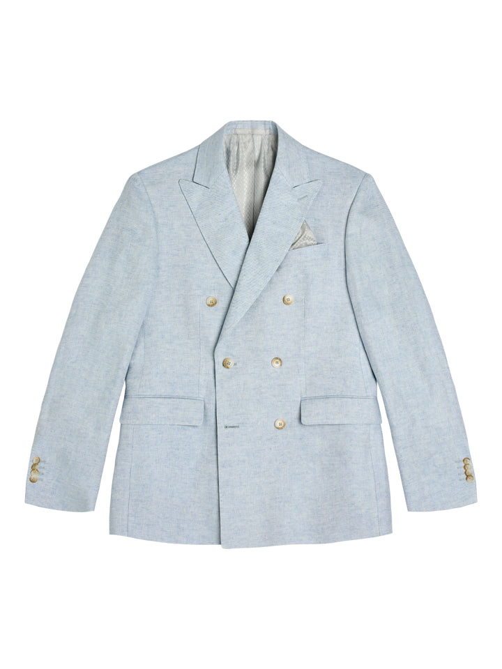 Blazer - Star DB Blue 100% Linen