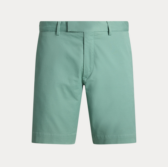 Shorts - Stretch Slim fit Chino Short Faded Mint
