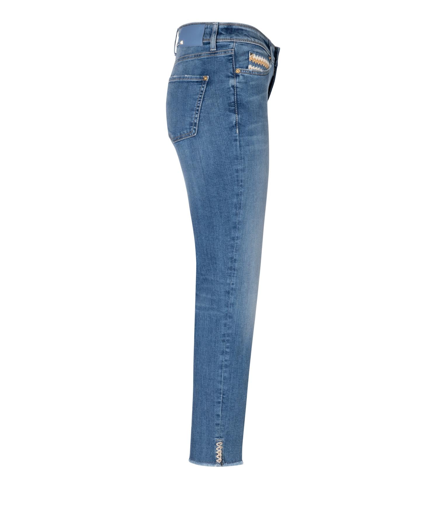 Jeans - Piper Short Medium Fringed Hem