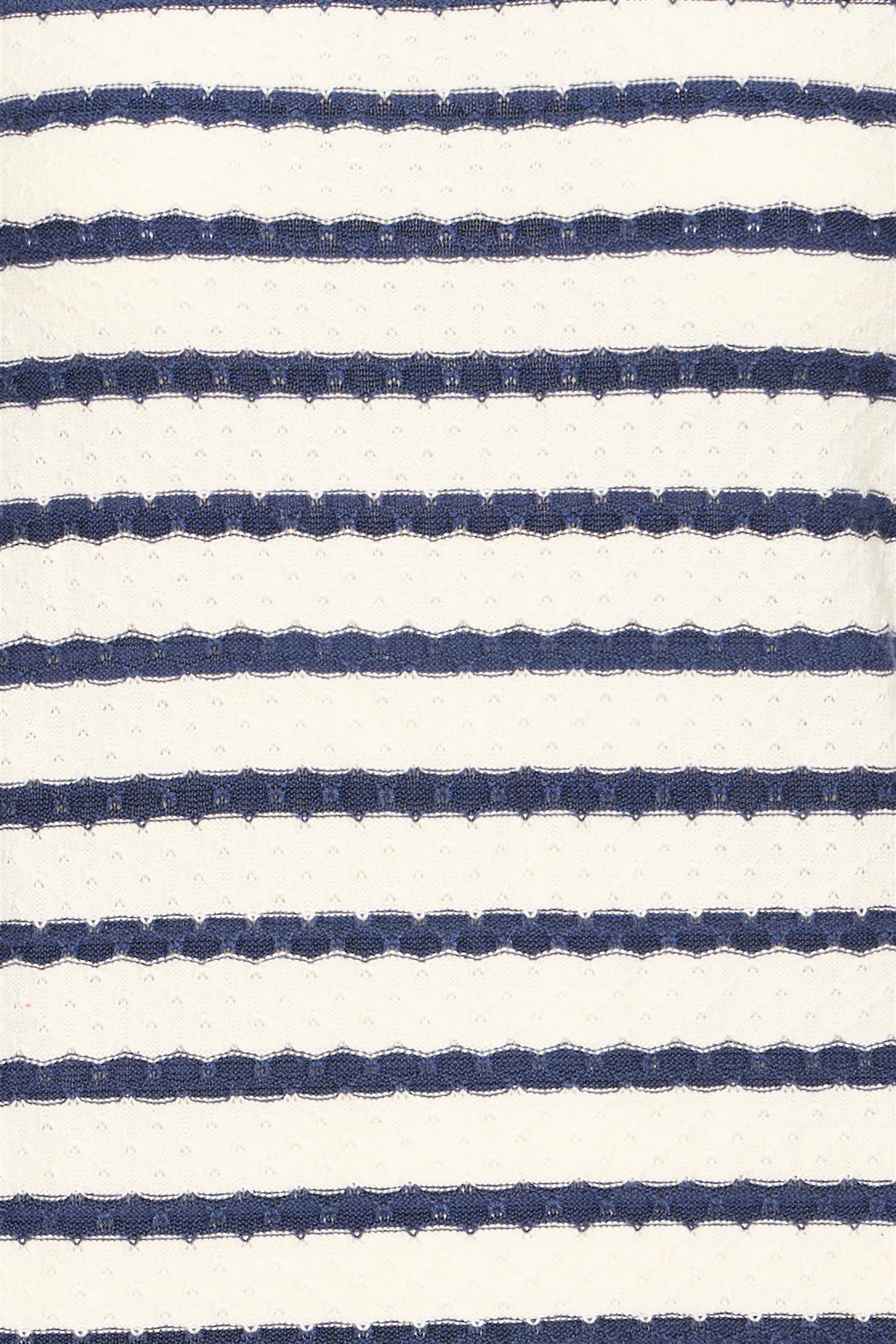 Topp - Irvilma Blue Birch Stripe