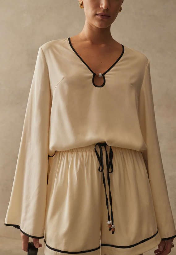 Bluse - The Lucia Top Pearl