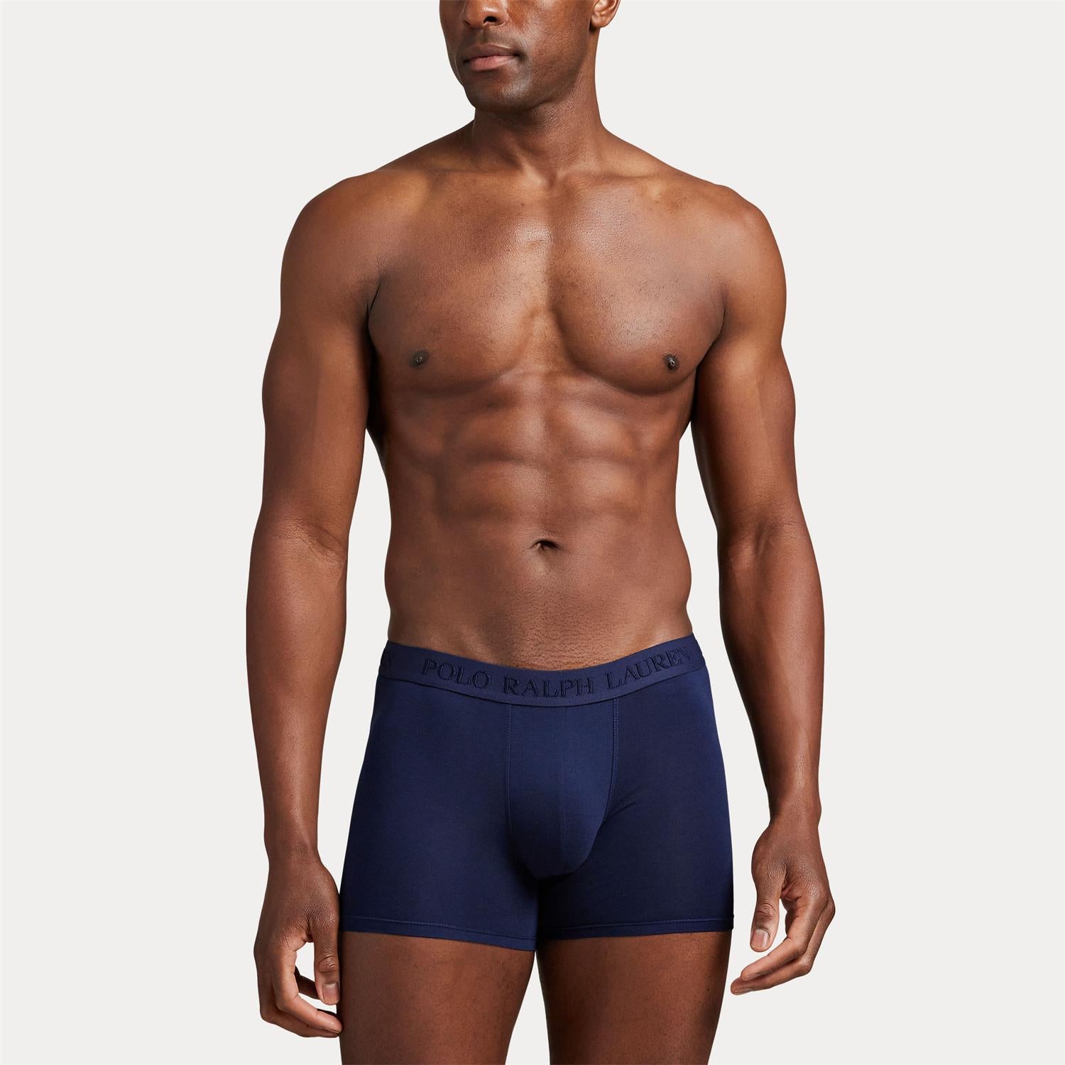 Boxershorts - Stretch Cotton Boxer Brief 3-Pack Blues