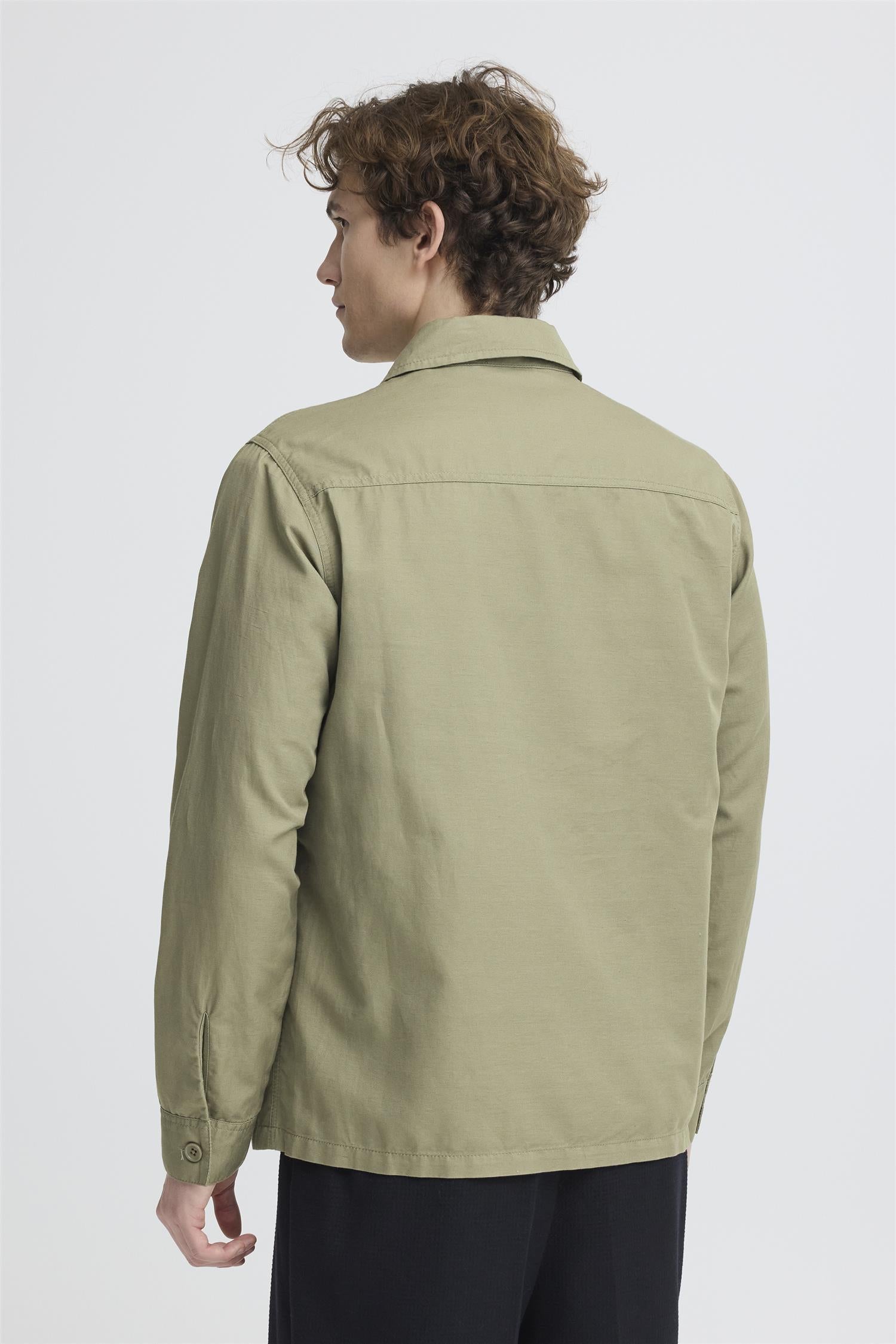Skjortejakke - CF Linds Linen Mix Jacket