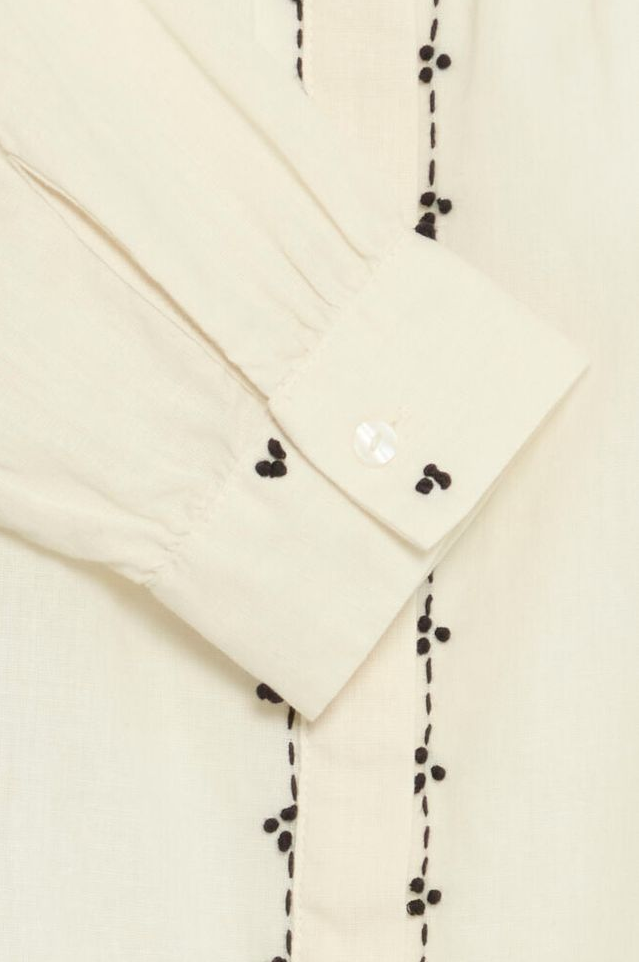 Bluse - Irswan Cotton Blouse Birch